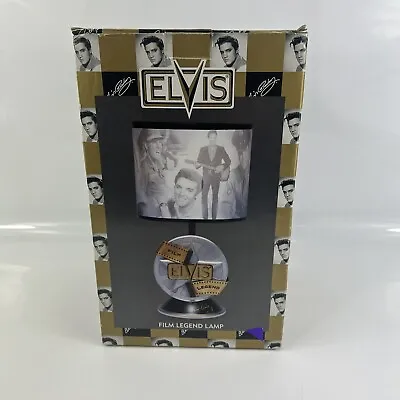 Vintage 2001 Elvis Presley Film Legend Collectors Table Lamp New NOS Open Box  • $75