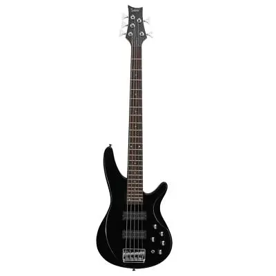 Glarry 44  Electric Bass Guitar 5 Strings H-H Pickup Right Handed With Carry Bag • $98.95