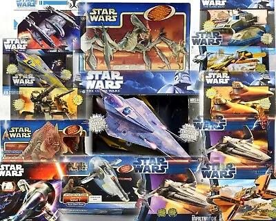Star Wars Ships & Vehicles Boxed Sets Selection TCW POTF2 Episode 1 SAGA ROTS • £80