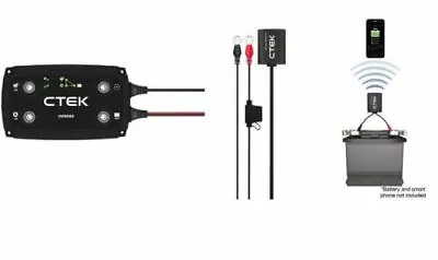 CTEK D250SA DUAL DC DC SOLAR BATTERY CHARGER 12V AGM+BATTERY SENSE MONITOR Pack • $550