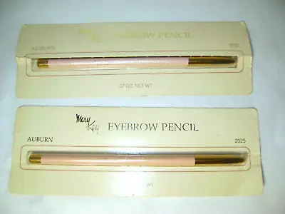 Mary Kay Eye Brow Pencil Stick Lot(2) AUBURN #2025 Eyebrow Vintage New Old Stock • $34.99