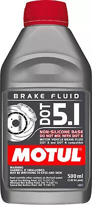 Motul DOT 5.1 - 0.500L AM - Fully Synthetic Brake Fluid - Case Of 12 • $121.92