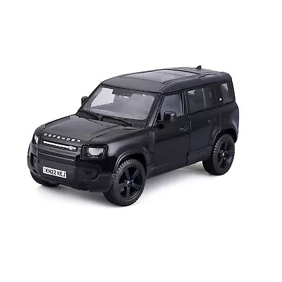 1:24 Land Rover Defender 110 By Bburago In Black 18-21101B Model Car • £24.49