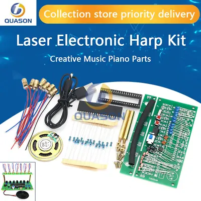 Laser Harp Kit 51 SCM Electronic Piano Kit Music Harp DIY Electronic Production  • $19.56