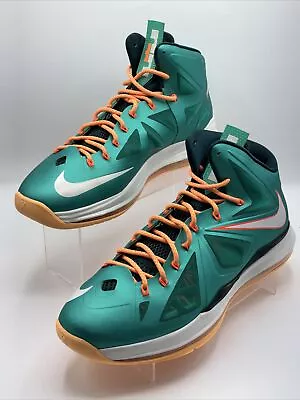 Nike Lebron X Miami Dolphins *Rare* (541100-302) Men’s Basketball Shoes • $229.95