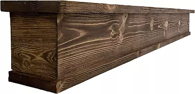 48In Rustic Mantle | Fireplace Mantel For Decor | Wood Mantel Shelf | Made In US • $198.99