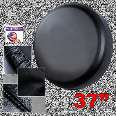 36.5-37  RV Motorhome Spare Tire Cover 255/70R22.5 245/75R22.5 235/80R22.5 Black • $22.89