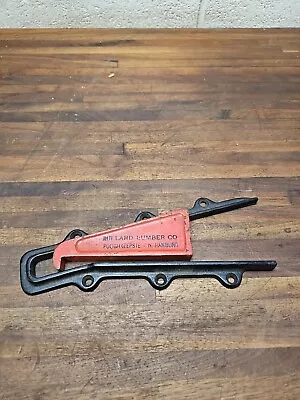 K970- Neat Vintage Advertising Bench Clamp Vise MILLARD LUMBER Pougkeepsie NY • $9.99