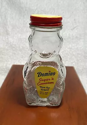 Vintage Bear Domino Sugar Cinnamon Shaker / Coin Slot Bank With Label Price Tag • $55