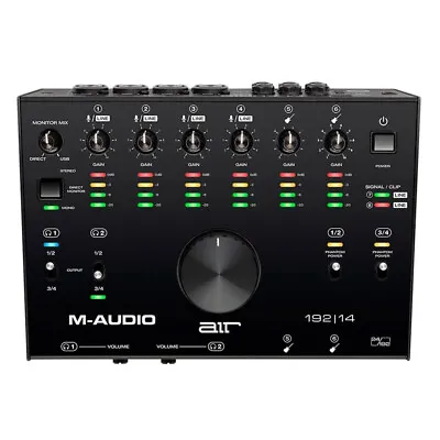 M-Audio AIR 192 14 8-In 4-Out 24/192kHz USB Audio MIDI Interface  • £250