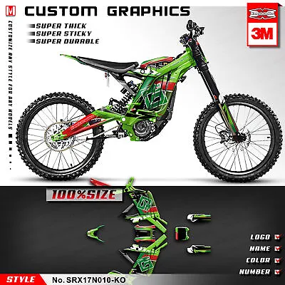 Kungfu Graphics Vinyl Wrap Kit Decal For Sur-Ron Light Bee X MX Various Styles • $169.89