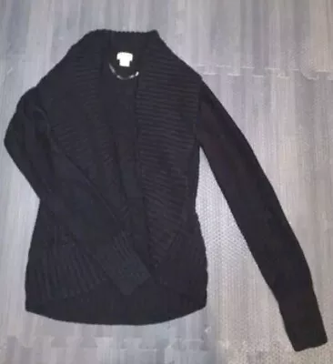 Women's Small Black Mossimo Cardigan Sweater  • $13