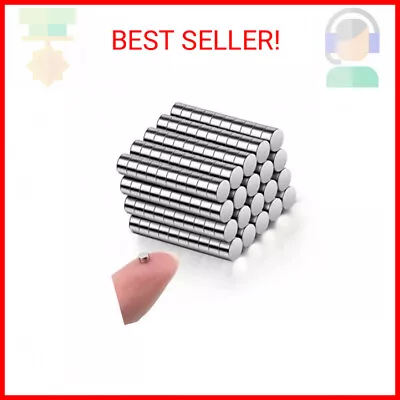 200Pcs Small Magnets 3x2 Mm Mini Tiny Round Magnets Micro Magnets For Crafts • $8.93