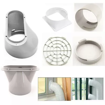 $14.91 • Buy Portable Air Conditioner Window Kit Exhaust Hose Duct Interface Tube Connector