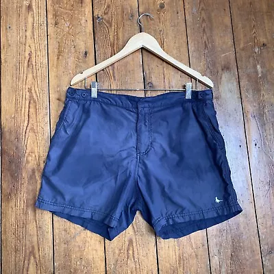 Jacks Wills Mens Navy Blue Swim Shorts Size L • £7