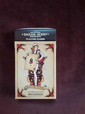 Sailor Jerry Original Pre 2010 Playing Cards. New Sealed. About 14  Years Old.  • £28