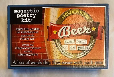 Beer Liquid Poetry Magnetic Poetry Kit - 2011 • $9.95