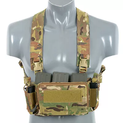 Emerson Micro Multi Mission Light Chest Rig Harness Multicam Airsoft Vest • £82.43