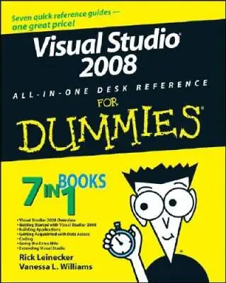 Visual Studio 2008 All-In-One Desk Reference For Dummies - Paperback - GOOD • $6.06