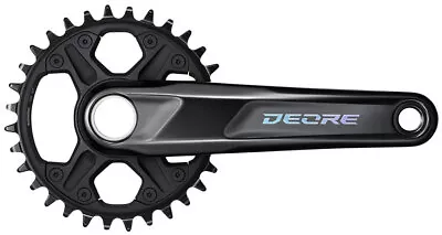 Shimano Deore FC-M6130-1 Crankset - 170mm 12-Speed 32t Black • $84.58