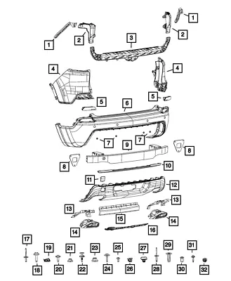 Genuine Mopar Tailpipe Exhaust Tip Left 68388823AA • $278.68