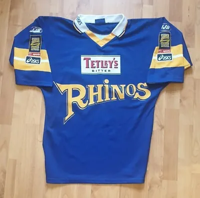 £70 • Buy Leeds Rhinos 1998 Match Worn Rugby League Shirt Jamie Mathiou