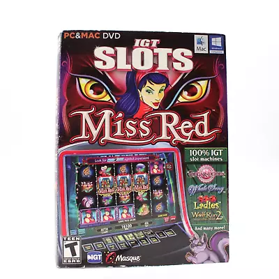 Vintage GT Slots: Miss Red (Windows/Mac 2013) 15 Different Casino Slot Machines • $14.99
