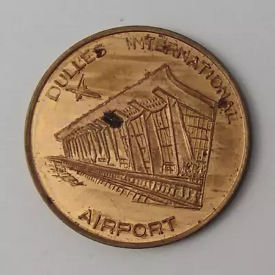 $9.95 • Buy The National Bank Of Leesburg, VA Dulles Airport 1962 Medal Token 28mm