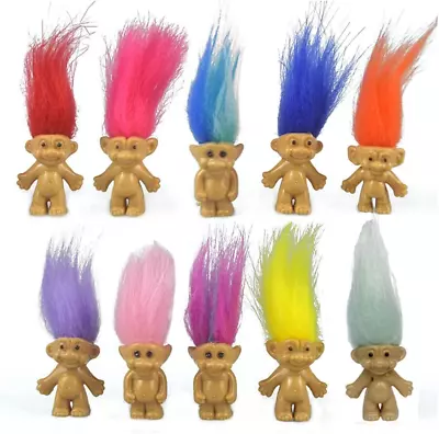 10PCS Mini Troll Dolls PVC Vintage Trolls Lucky Doll Mini Action Figures 1.2  • $14.16