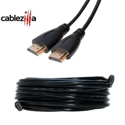 $5.20 • Buy HDMI Cable 4K High Speed Cord 3 10 12 15 25 30 40 50 75 100 FT 2160P HDTV Lot