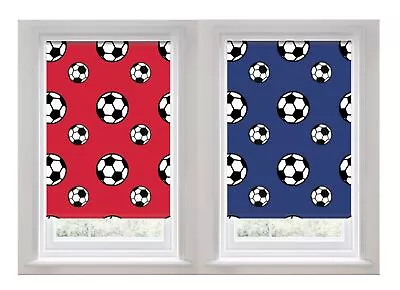 CORDLESS Roller Blind FOOTBALL Blackout Children’s Child Kid Safe No Cords • £49.99