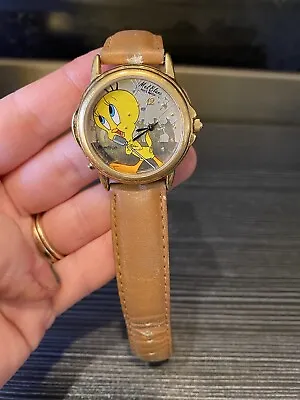 Armitron Looney Tunes Tweety Bird Wrist Watch Mel Blanc Voice Read Description • $30