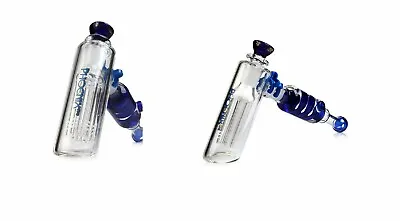 Blue Phoenix Freezable Liquid Coil Glass Water Pipe  Perc Hammer  Include Liquid • $74.85