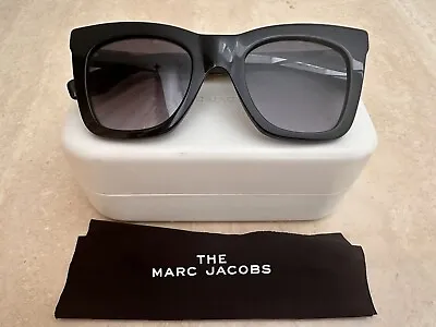 Marc Jacobs 279/S Cat Eye Sunglasses - Black - Gradient Lens / 0807-9O  **Defect • $148
