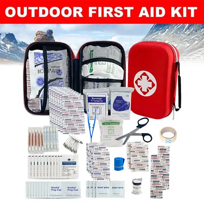 284pc First Aid Kit Bag All Purpose Emergency Survival Home Car Medical Travel • $18.99