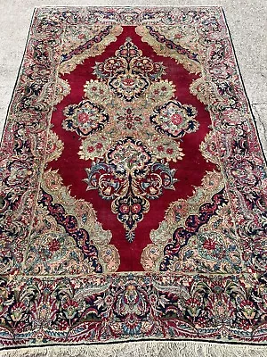 Antique Rug  Oriental K Erman Carpet  Vintage Old 5’9x8’9 • $1850