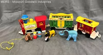 Vintage Fisher-Price Little People Circus Train & Figurines • $19.99