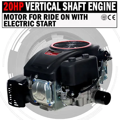 $829 • Buy NEW 20HP Vertical Shaft Petrol Engine Ride On Mower Motor With Electric Start