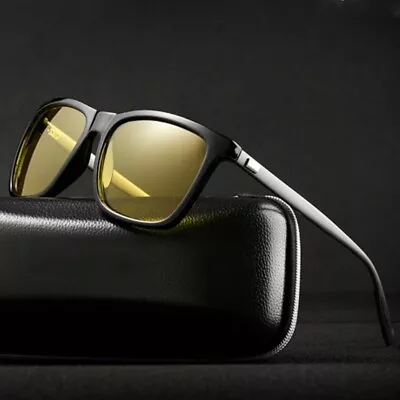 Aluminium HD Polarized Photochromic Sunglasses Men Night Vision Driving Glasses • $13.11