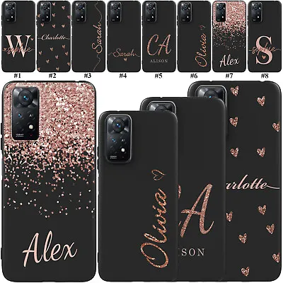 Printed Bling Personalised Name Case For Xiaomi 13 Redmi Note 11 12 Phone Cover • $5.71