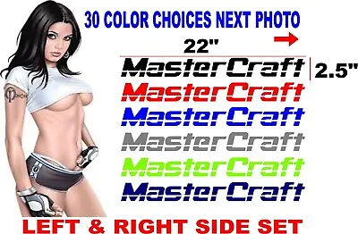 MasterCraft TRAILER Master Craft Boat Decal Boats Decals 30 Color Choices • $24