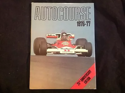 1976-77 AUTOCOURSE. FORMULA 1 F1. JAMES HUNT & McLAREN. MOTOR RACING VG IN D/W • £77