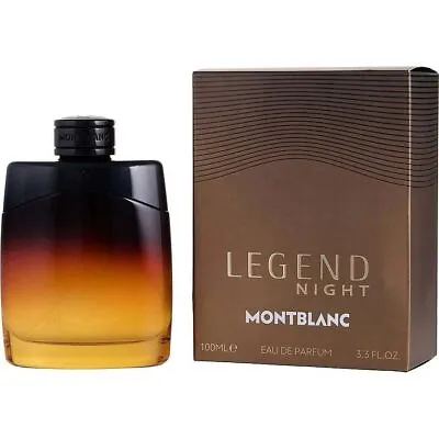 MONT BLANC LEGEND NIGHT By Mont Blanc (MEN) - EAU DE PARFUM SPRAY 3.3 OZ (NEW P • $95.63