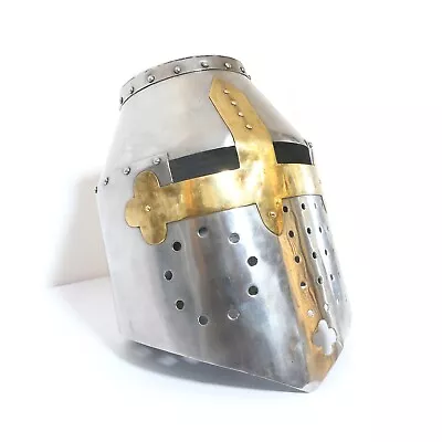 Middle Ages 14th Century Great Helm / Helmet Armor • £56