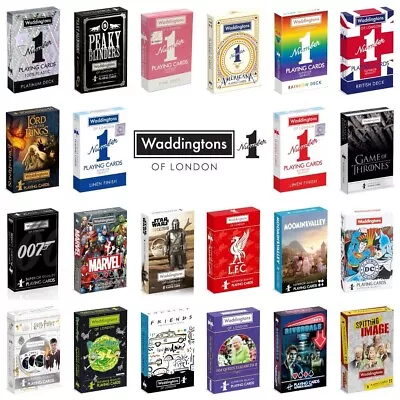 Waddingtons Playing Cards | Various Designs & Themes Available • £4.99