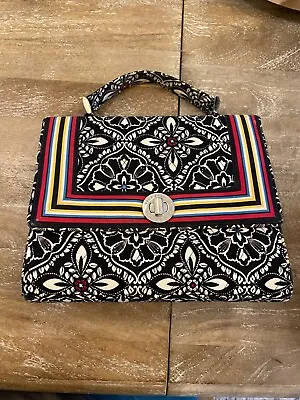 Vera Bradley Barcelona Pattern Julia Bag Purse Classic Style Turn Lock Shoulder • $33