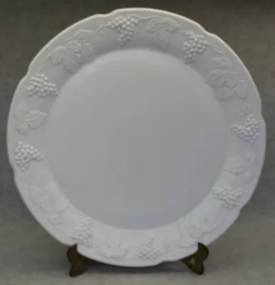 Vintage Indiana Harvest Grape Milk Glass Serving Platter Plate 14  • $17