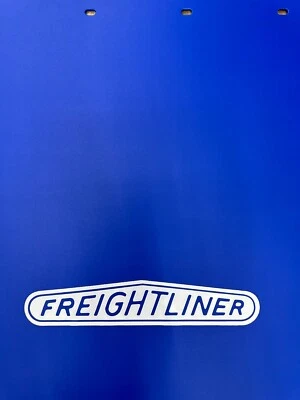 $89.99 • Buy Semi Truck Mud Flaps Freightliner 24x30 Blue White Logo (Pair)