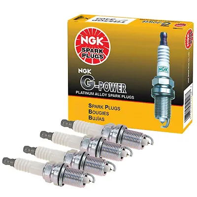 NGK Set Of 4 G-Power Platinum Spark Plugs For Acura Chevy Ford Honda Mazda L4 • $14.96