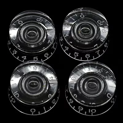 New 4 Buttons Transparent For Cts - Guitar Gibson E. -u. (USA) Les Paul Sg • $52.32